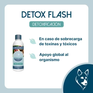 Objetivo del suplemento Detox Flash Dog