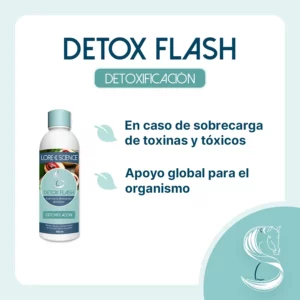 Objetivo del suplemento Detox Flash