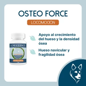 Objetivo del suplemento Osteo Force Dog